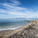 plage quasi privative au sud d'Ajaccio
